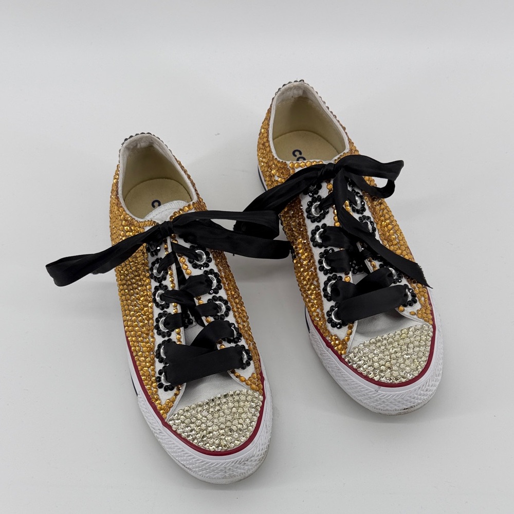 Steelers vs Saints Custom Converse Sneakers 9 S2
